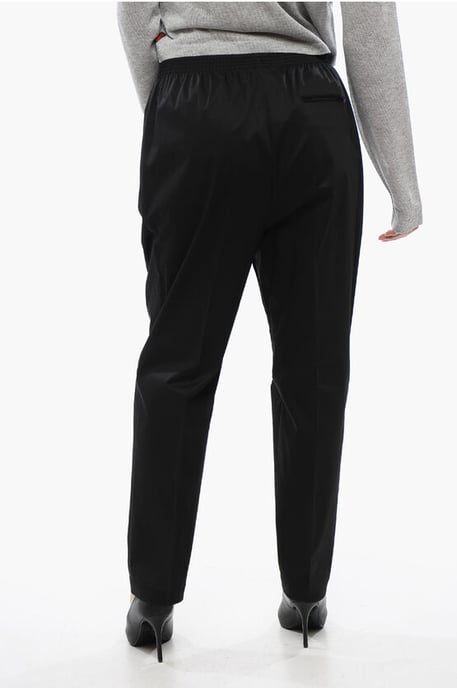 Stretch taille MILITARY Chino in zwart - Image 2