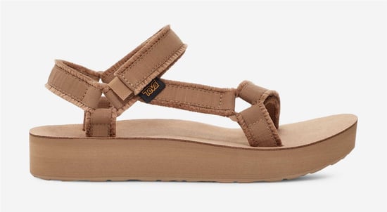 Teva Midform Universal Canvas Dames Beige Sandalen - Image 2