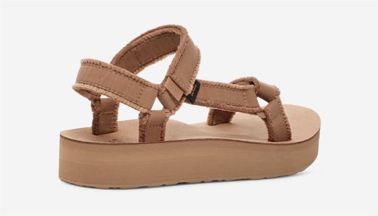 Teva Midform Universal Canvas Dames Beige Sandalen - Image 3