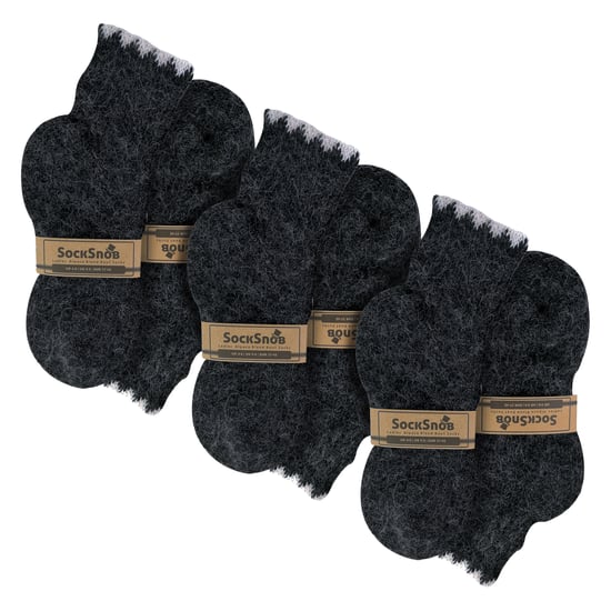 6 Paar Dames Korte Alpaca Wol Vochtregulerende Sokken - Image 2