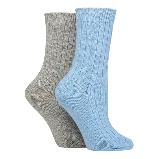 4-Pack Dames Kasjmier Botte Sokken | Ademend Gezellige Geribbelde Wol Bed Sokken - Image 3