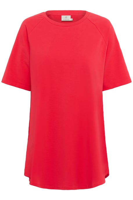 Gebreide tuniek A-shape red - Image 4