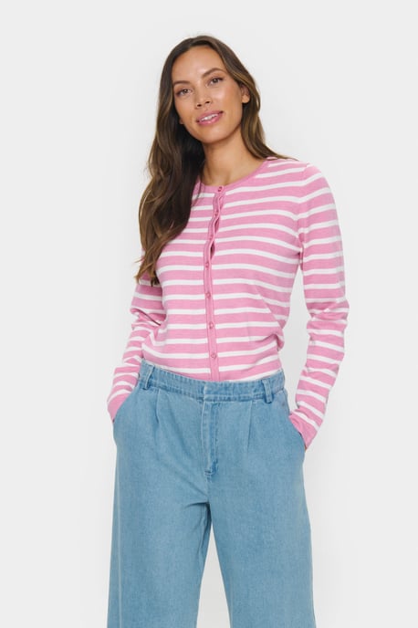 Vest Regular fit pink white - Image 2