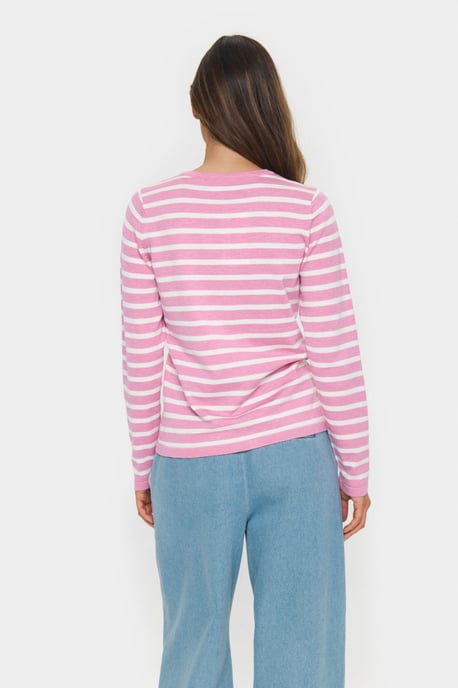 Vest Regular fit pink white - Image 3