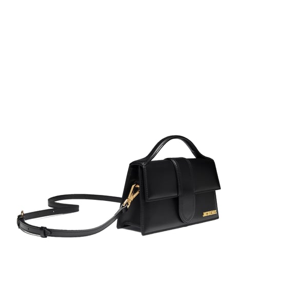 Jacquemus Le Grand Bambino Leren Tas - Goud Logo - Image 2