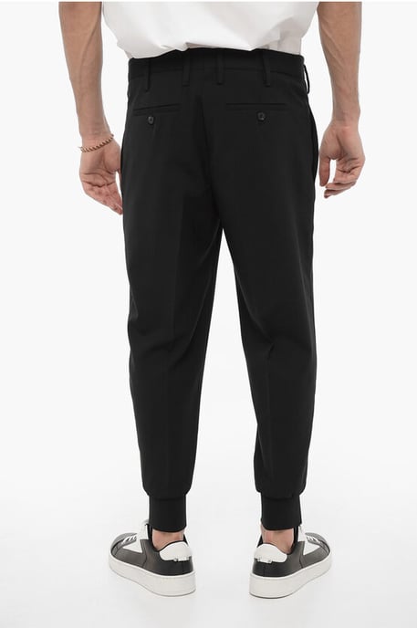 Laag getailleerde slim fit JACK-broek in zwart - Image 2