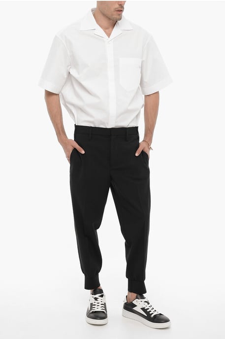 Laag getailleerde slim fit JACK-broek in zwart - Image 4