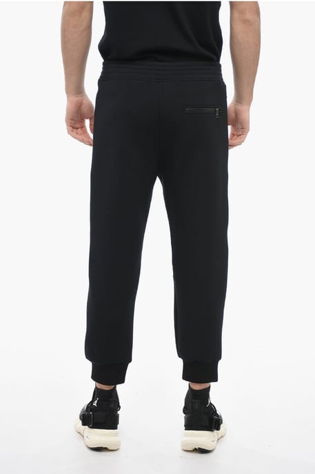 Skinny neopreen bikerbroek met lage taille in zwart - Image 2