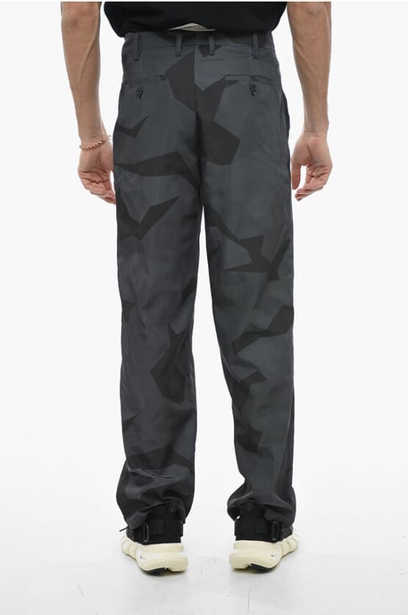 Losse camouflage LIAM-broek in zwart, grijs - Image 2