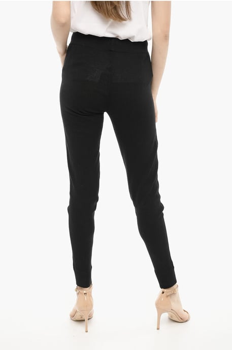 Katoenen ZOMER legging met zijmesh in zwart - Image 2