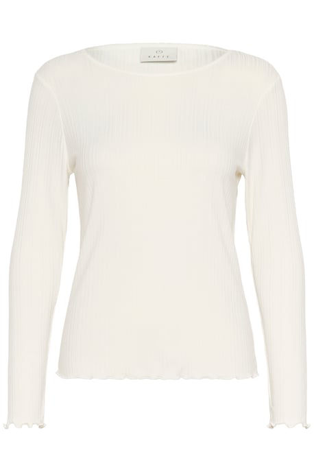 T-shirt met lange mouwen Regular fit white - Image 4