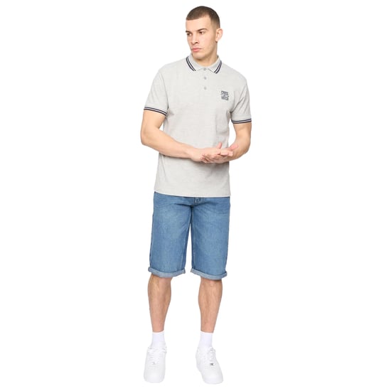 Crosshatch Heren Changra Poloshirt (Grijs Gemêleerd) - Image 3