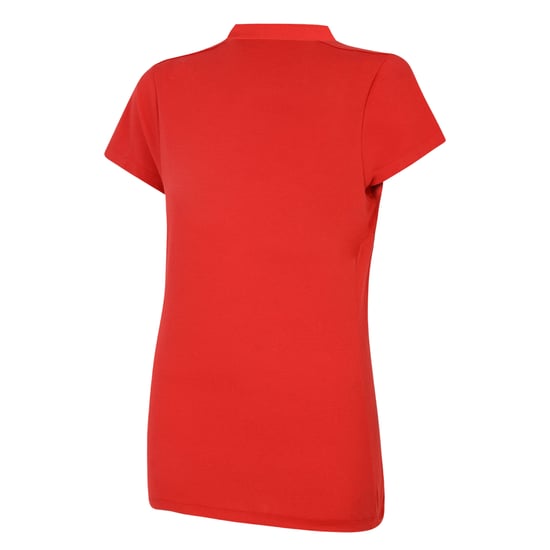 Umbro Dames/Dames Club Essential Poloshirt (Vermiljoen/Wit) - Image 2
