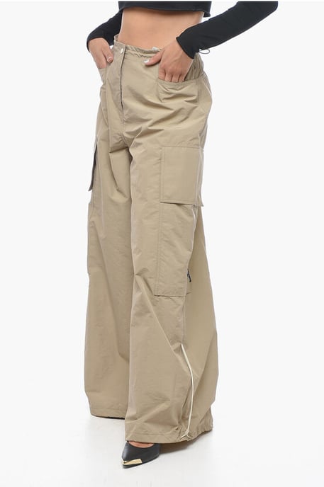 PARACHUTE Cargo-broek met wijde pijpen in beige - Image 1