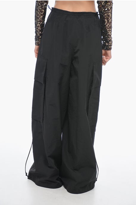 PARACHUTE Cargo-broek met wijde pijpen in zwart - Image 2