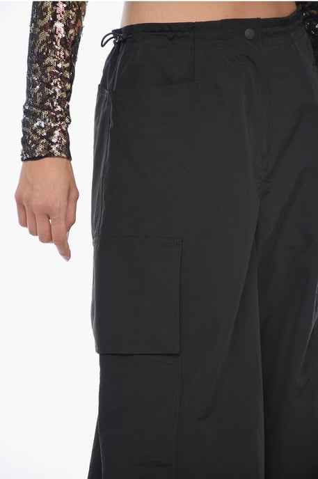 PARACHUTE Cargo-broek met wijde pijpen in zwart - Image 3