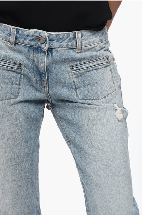 Licht gewassen Bootcut Fit Denim 29 cm in blauw - Image 3