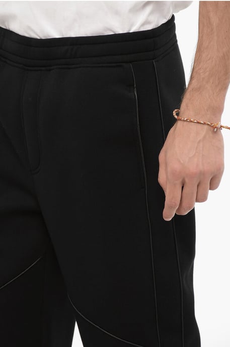 Skinny Fit Joggingbroek met Trekkoord in de Taille in Zwart - Image 3