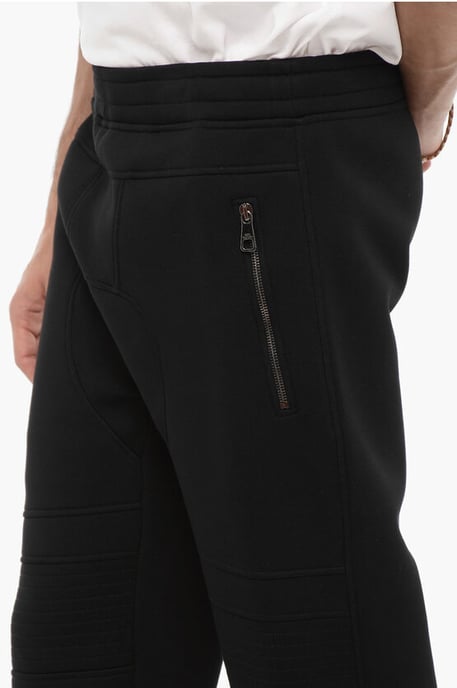 Skinny Fit Joggingbroek met Trekkoord in de Taille in Zwart - Image 3