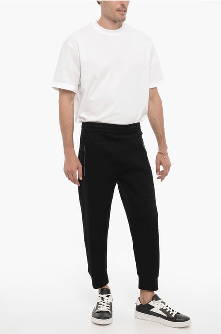 Skinny Fit Joggingbroek met Trekkoord in de Taille in Zwart - Image 4