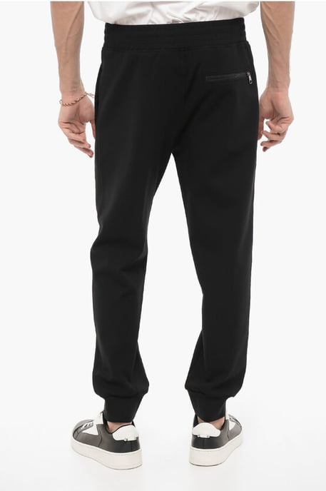 Skinny Fit JUMBLED BOLTS joggingbroek met borduursels in zwart - Image 2