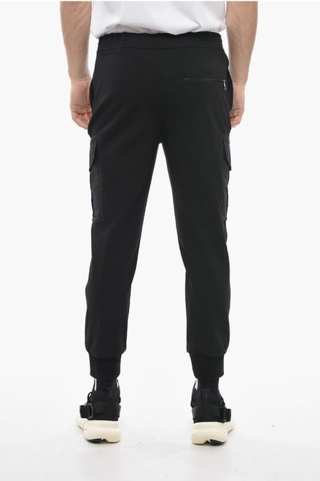 Skinny cargo-joggingbroek met lage taille in zwart - Image 2