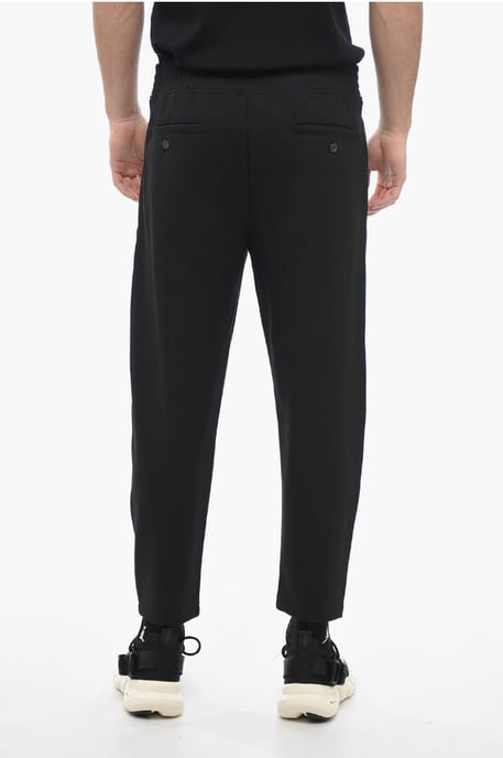 Enkel geplooide slim fit REM + VARSITY joggingbroek - Image 2