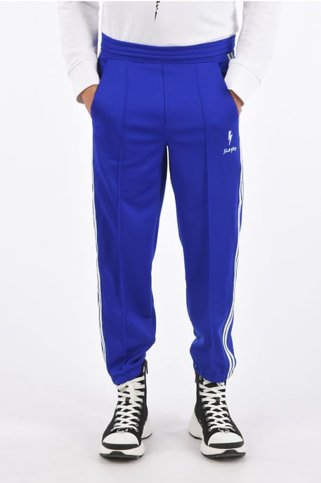 Low Rise Easy Fit SLAYDE Joggingbroek in Blauw - Image 1
