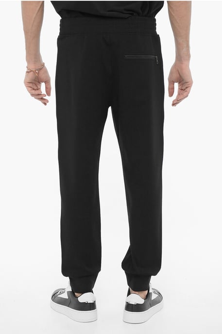 Skinny Fit BOLTS Joggingbroek met Contrasterend Borduurwerk in Zwart - Image 2