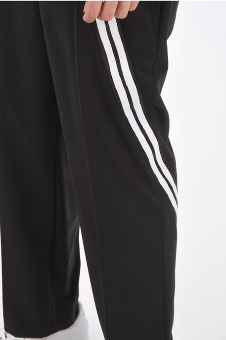 Middelhoge taille slim fit broek in zwart - Image 3