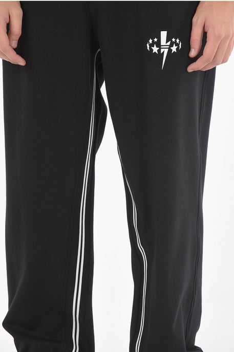 JAMES HARDEN Baggy Joggingbroek met BOLT STAR Print in Zwart - Image 3