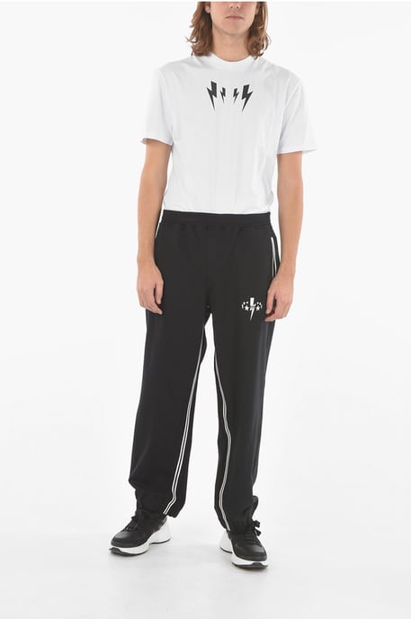 JAMES HARDEN Baggy Joggingbroek met BOLT STAR Print in Zwart - Image 4