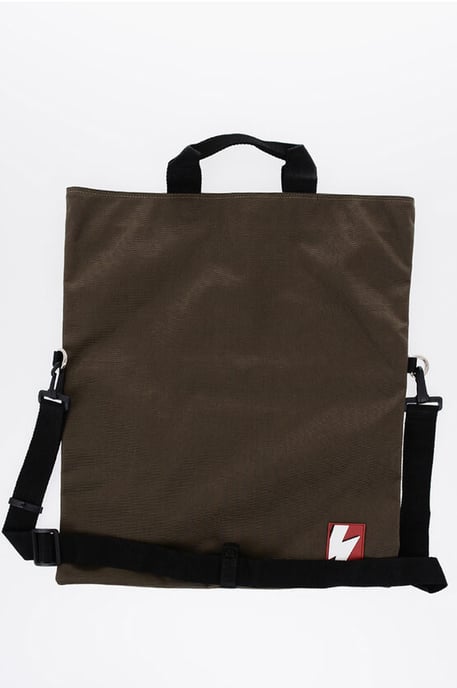 TwoTone Maxi-tas met afneembare schouderband in groen - Image 1