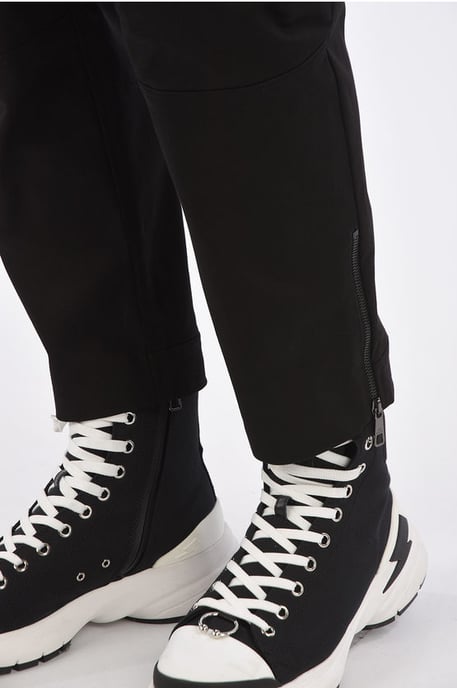 Motocross Ergodynamic Leg Fit Cargo Broek in Zwart - Image 4