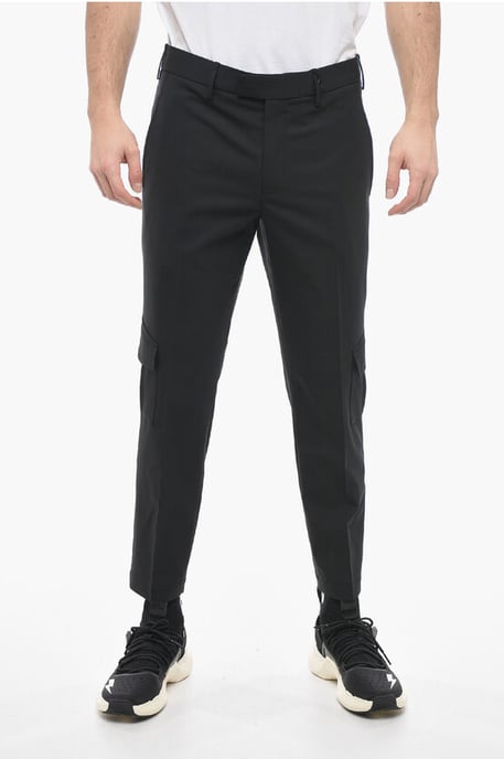 Skinny Fit NATE Cargo-broek in zwart - Image 1