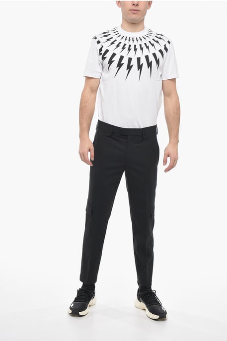 Skinny Fit NATE Cargo-broek in zwart - Image 4