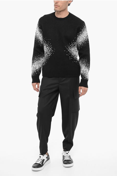 Losse FIREMAN Cargo-broek met enkelknoop in zwart - Image 4
