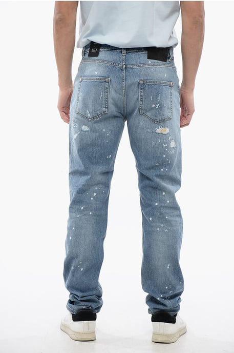 SID Regular Fit Jeans met Distressed Effect, 18 cm in blauw - Image 2