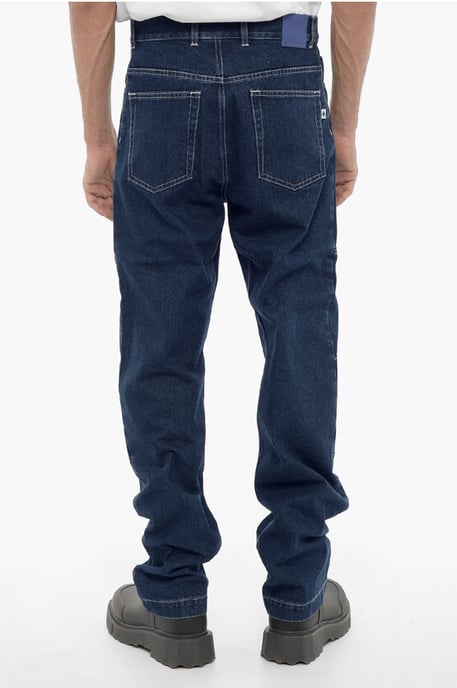 Straight Leg Regular Fit Jeans met zichtbare stiksels 21 cm in blauw - Image 2