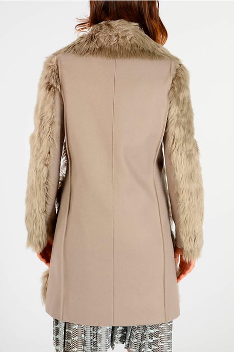 MM1 Alpaca Echte Bontjas in Beige - Image 2