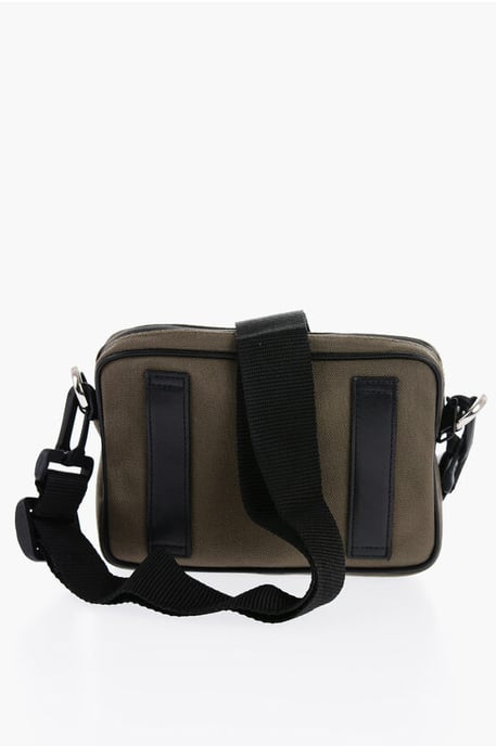 Nylon schoudertas met verstelbare band in groen - Image 2