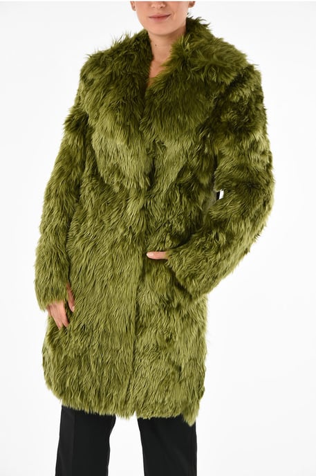 MM1 Alpaca Echte Bontjas in Groen - Image 1