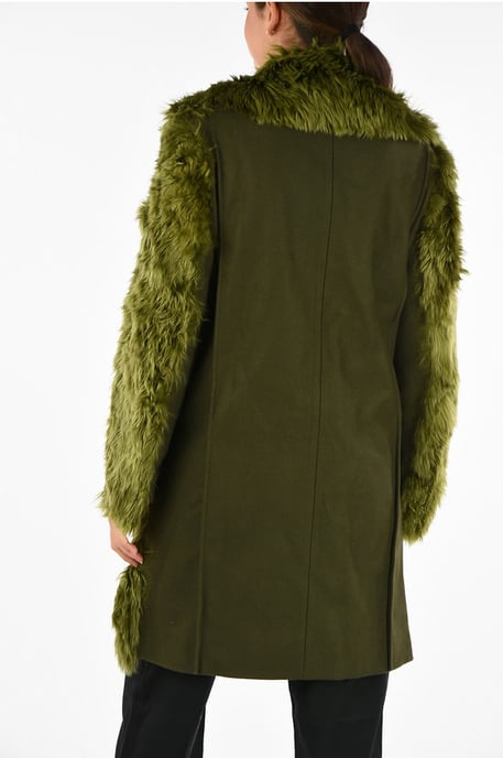 MM1 Alpaca Echte Bontjas in Groen - Image 2
