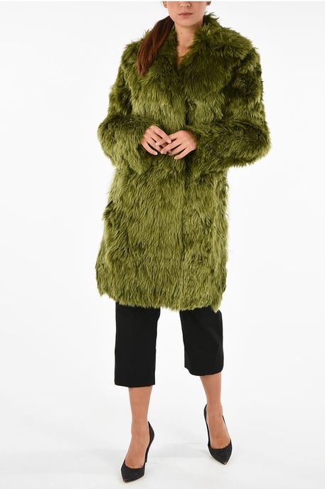MM1 Alpaca Echte Bontjas in Groen - Image 4