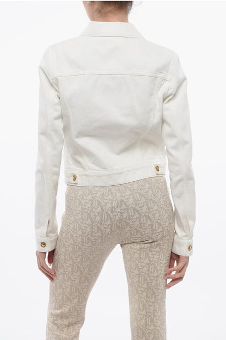Denim Utility-jack in wit - Image 2