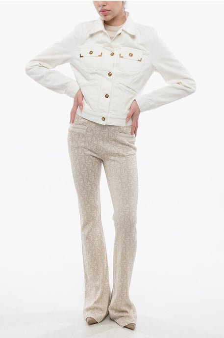 Denim Utility-jack in wit - Image 4