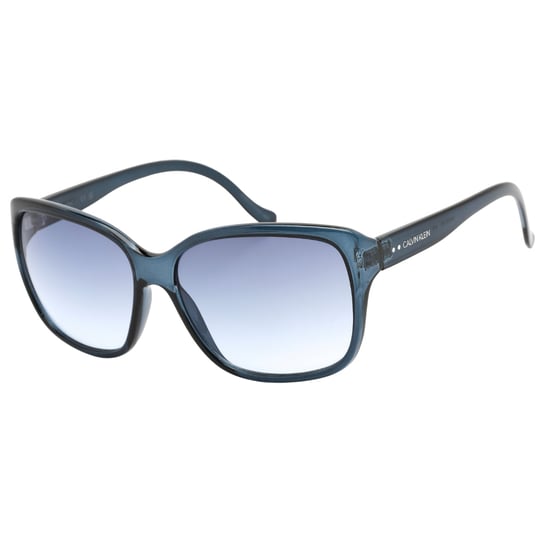 Calvin Klein Crystal Navy zonnebril met omlijsting en gradiëntlenzen - Image 1