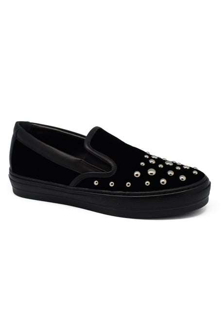 Salvatore Ferragamo Fluwelen instappers Zwart - Image 2