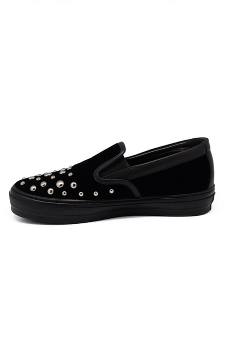 Salvatore Ferragamo Fluwelen instappers Zwart - Image 3