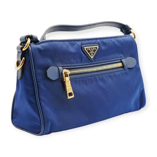 Prada Blauwe Nylon Schoudertas - '10s - Image 2